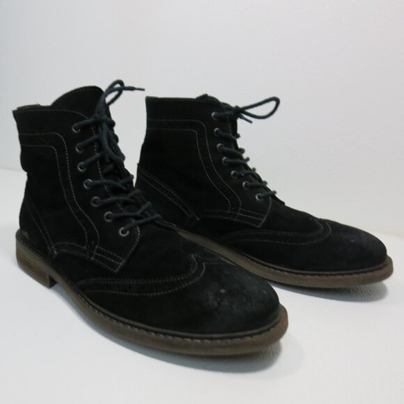 Rogue Suede Leather Distressed Fashion Dress Boots Men's Footwear Sz 10.5 - Picture 2 of 6